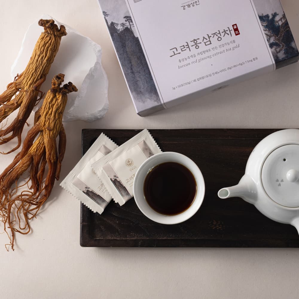 Sản phẩm Tinh Chất Cao Hồng Sâm Cốm Thượng Hạng ( 50 gói ) của Kanggae Sangin