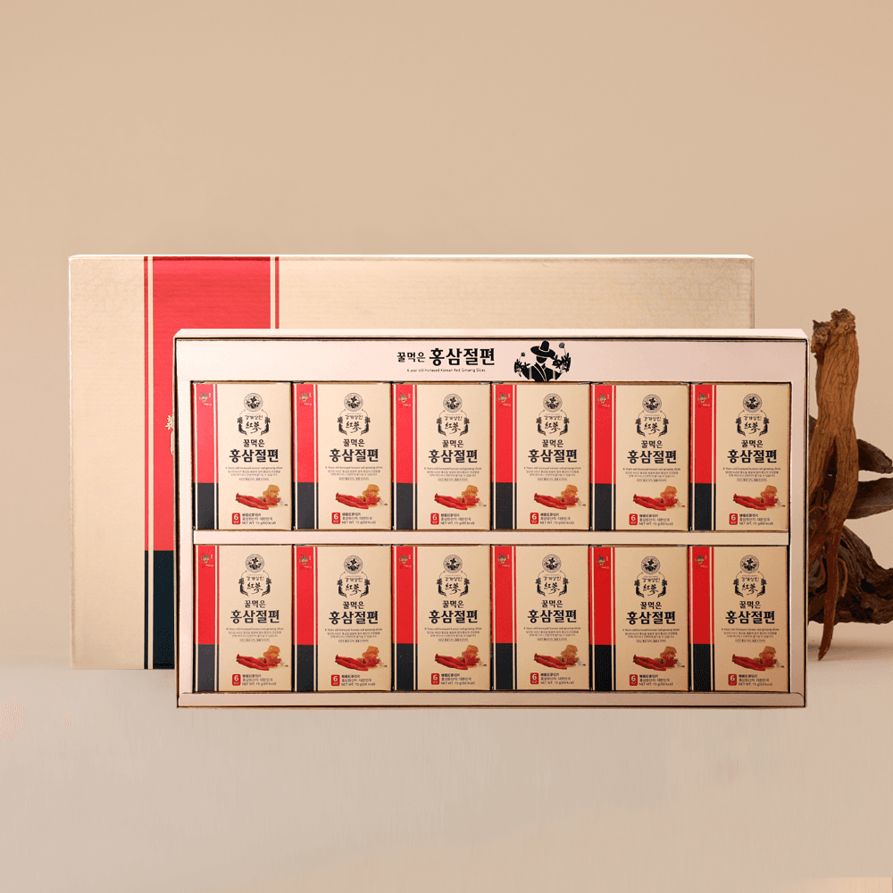 Sản phẩm Hồng Sâm Lát Tẩm Mật Ong Thượng Hạng 6 Năm Tuổi của Kanggae Sangin